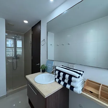 Morros Ctgna Americasconvention Lifestyle Playa Wi-fi Parquedero 2br * Cartagena